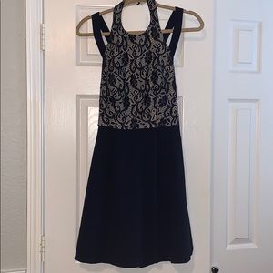 Navy Lace Dress